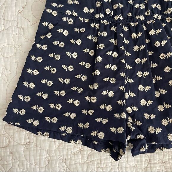 Victoria Beckham x Target Romper Embroidered Navy White Size Small Kids - Picture 5 of 7